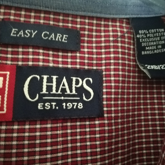 Men's long sleeve button down - Chaps 2XB/2TG - Picture 2 of 5